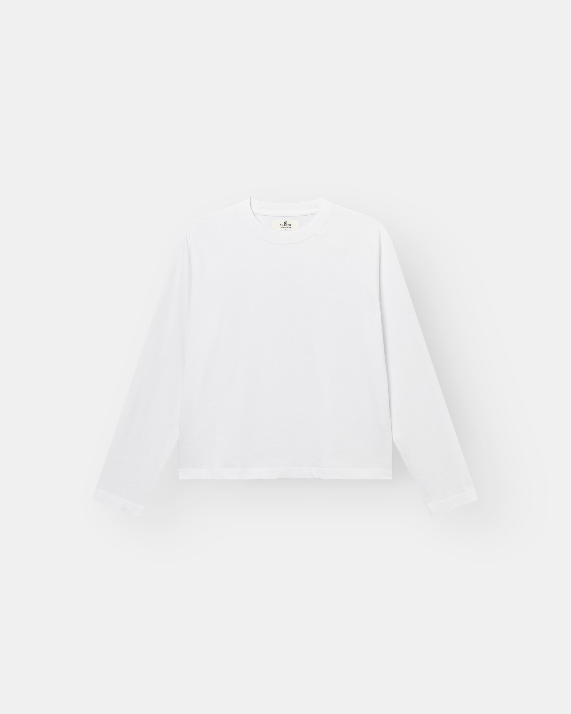 Raglan Longsleeve T-shirt White